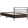 vidaXL Bed Frame without Mattress Brown Oak 90x190 cm Single