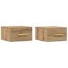 vidaXL Bedside Cabinet 2 pcs 35 x 35 x 20 cm Engineered Wood