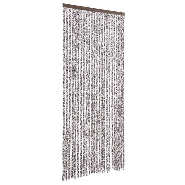 vidaXL Insect Curtain Brown and Beige 100x220 cm Chenille