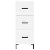 vidaXL Highboard White 34.5x34x180 cm Engineered Wood