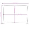 vidaXL Sunshade Sail Oxford Fabric Rectangular 2.5x4.5 m Taupe