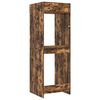 vidaXL Wash Machine Cabinet with Storage Smoked Oak 67.5 x 68 x 200 cm