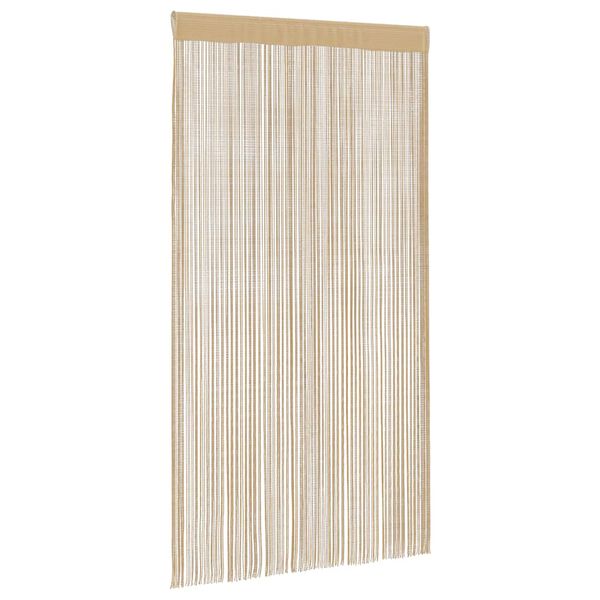 vidaXL String Curtains 2 pcs 100x250 cm Beige