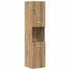 vidaXL 4 Piece Bathroom Furniture Set Artisan Oak Engineered Wood