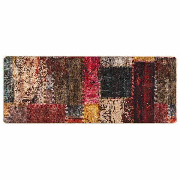 vidaXL Rug Runner MARSA Multicolour 200 x 80 cm Polyester and PVC