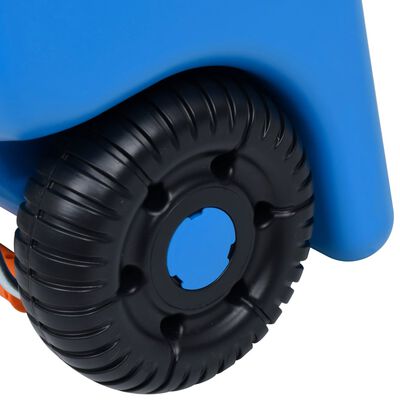 vidaXL Wheeled Water Tank for Camping 25 L Blue