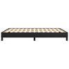 vidaXL Bed Frame without Mattress Black 135x190 cm Double Double Faux Leather