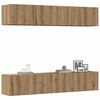 vidaXL Wall Mounted TV cabinets 4 pcs Artisan Oak Engineered Wood