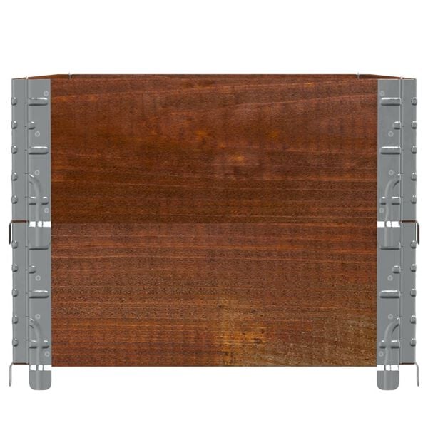 vidaXL Garden Planter Brown 100x50 cm Solid Wood Pine