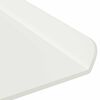 vidaXL Floating Shelf Wall-mounted 4 pcs White 40 x 18 x 2.5 cm Steel