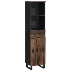 vidaXL Bathroom Cabinet Walnut 38 x 33 x 160 cm Engineered Wood
