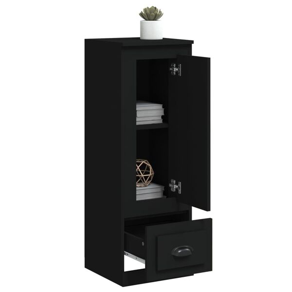 vidaXL Highboard Black 36x35.5x103.5 cm Engineered Wood