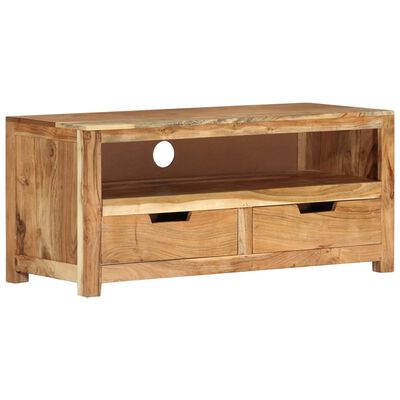 vidaXL TV Cabinet 88x35x40 cm Solid Wood Acacia