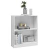 vidaXL Bookshelf High Gloss White 60x24x76 cm Engineered Wood