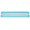 vidaXL Toddler Safety Bed Rail Blue 180x42 cm Polyester