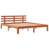 vidaXL Bed Frame without Mattress Wax Brown 180x200 cm Super King Solid Wood Pine