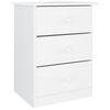 vidaXL Bedside Cabinet ALTA White 41x35x55.5 cm Solid Wood Pine