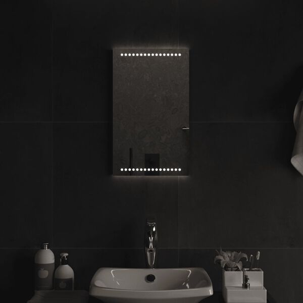vidaXL LED Bathroom Mirror 30x50 cm
