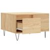 vidaXL Coffee Table Sonoma Oak 55x55x36.5 cm Engineered Wood