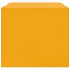 vidaXL Coffee Table Mustard Yellow 67x50x44 cm Steel