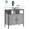 vidaXL Bathroom Sink Cabinet Grey Sonoma 60x30x60 cm Engineered Wood