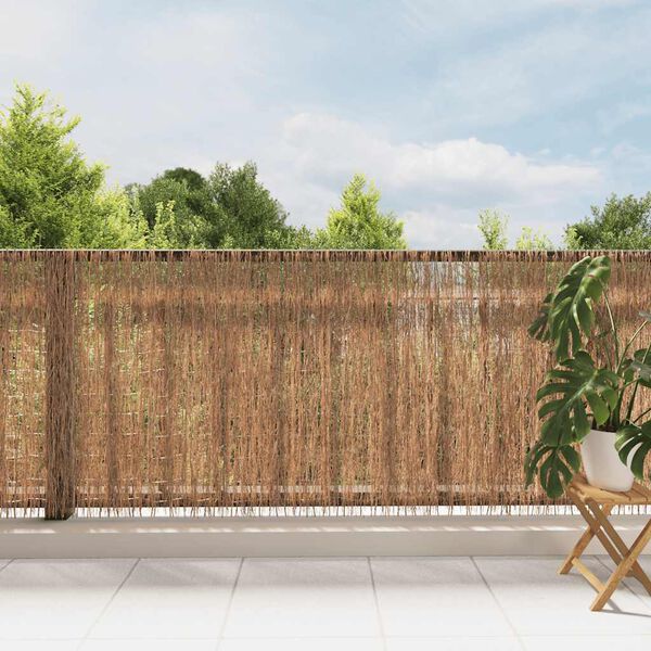 vidaXL Brushwood Fence 400x100 cm
