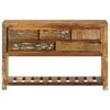 vidaXL Sideboard 120x30x75 cm Solid Reclaimed Wood