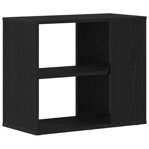 vidaXL Sideboard Black Oak 60 x 30 x 50 cm Engineered Wood