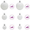 vidaXL Artificial Christmas Tree with Stand White 120 cm PVC and Steel