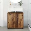 vidaXL Bathroom Basin Cabinet Old Wood 60 x 30 x 60 cm Engineered Wood