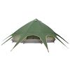 vidaXL Teepee Tent with Roof Green and Grey 502 x 502 x 297 cm