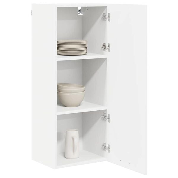 vidaXL Hanging Cabinet White 40 x 31 x 100 cm Engineered Wood