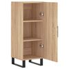 vidaXL Sideboard Sonoma Oak 34.5x34x90 cm Engineered Wood