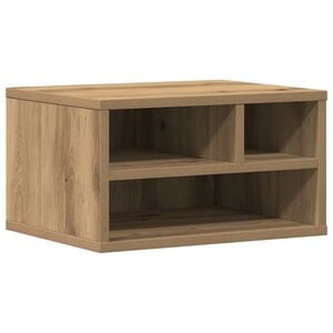 vidaXL Printer Stand Artisan Oak 40 x 32 x 22.5 cm Engineered Wood