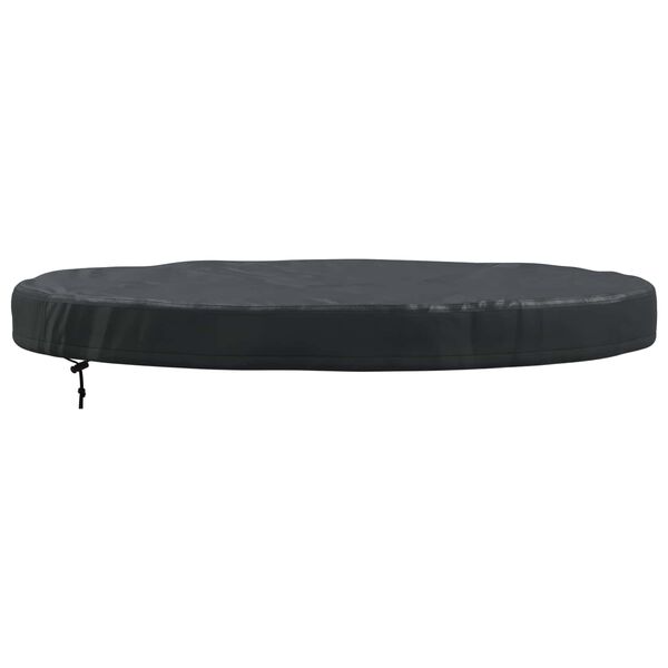 vidaXL Outdoor Table Cover Black 112 x 112 x 10 cm 210D Oxford Fbric