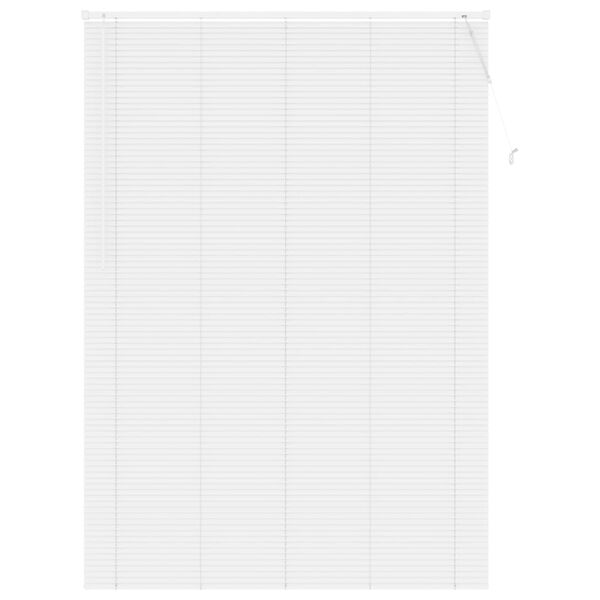 vidaXL Venetian Blind Manual Adjustable White 213 x 140 cm PVC