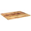 vidaXL Table Top 100x80x3.8 cm Rectangular Solid Wood Rough Mango
