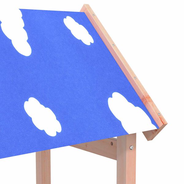 vidaXL Play Tower Brown 52.5 x 46.5 x 195 cm Solid Douglas Wood