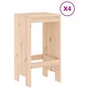 vidaXL 5 Piece Garden Bar Set Solid Wood Pine