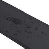 vidaXL Rubber Edge for Snow Plow Black 300x15x2 cm