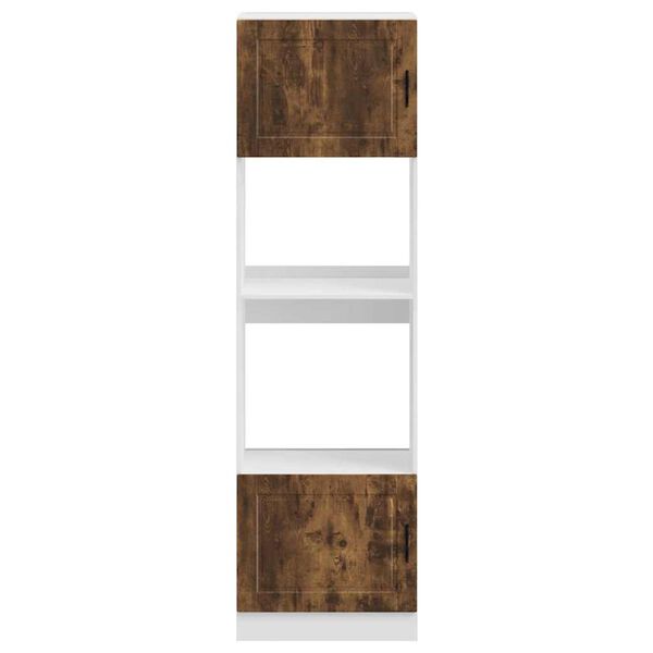 vidaXL Oven Cabinets 2 pcs Porto Smoked Oak Engineered Wood