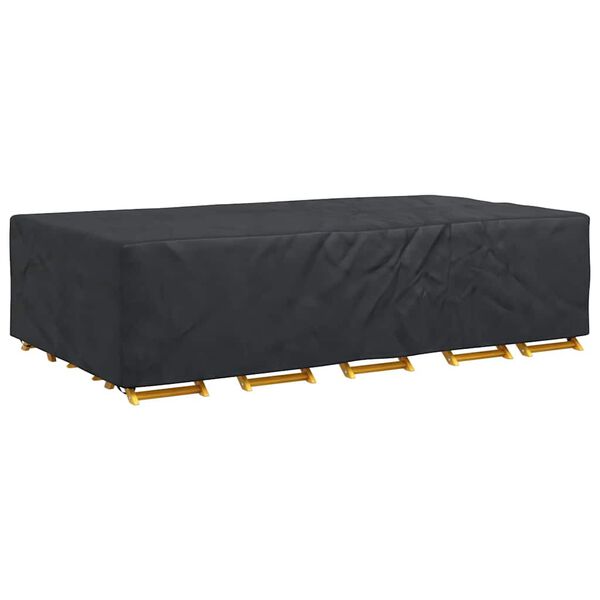 vidaXL Outdoor Furniture Cover Black 305 x 190 x 85 cm 420D
