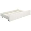 vidaXL Bed Frame without Mattress White Solid Wood 160x200 cm
