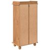 vidaXL Wine Cabinet ASKIM Brown 57 x 37 x 114 cm Solid pine wood