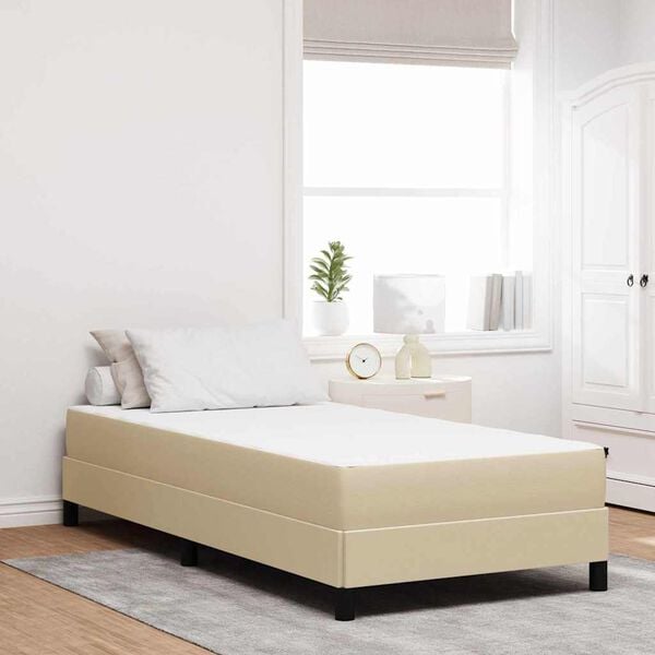 vidaXL Bed Mattress with Mattress Sage 90 x 190 cm Fabric