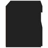 vidaXL Bedside Cabinets with LED Lights 2 pcs Black 50x40x45 cm
