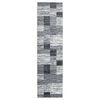 vidaXL Runner Rug BCF Grey 80x300 cm