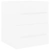 vidaXL Sink Cabinet with Built-in Basin White Engineered Wood