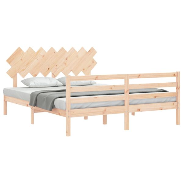 vidaXL Bed Frame without Mattress 160x200 cm Solid Wood