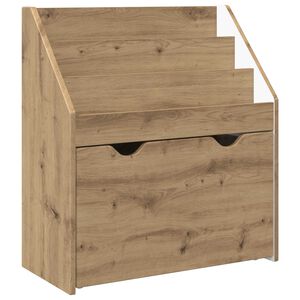 vidaXL Kids Bookshelf Artisan Oak 60 x 29.5 x 69 cm Engineered Wood